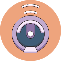 Robot vacuum icon