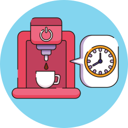 Smart coffee icon