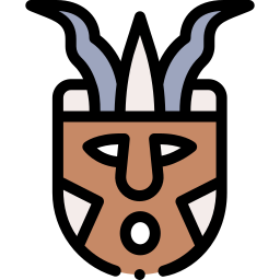 afrikanische maske icon