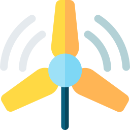 Wind turbine icon