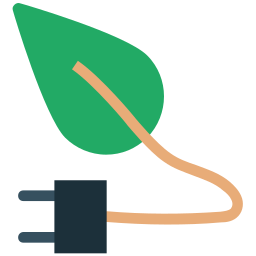 Green energy icon