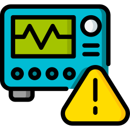 monitor de pulso cardiaco icono