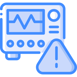 monitor de pulso cardiaco icono