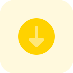 okrągły przycisk ikona