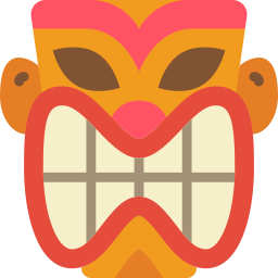 máscara tiki icono