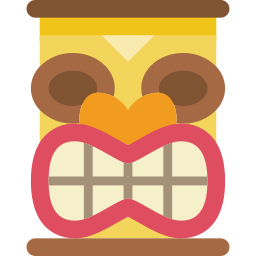 máscara tiki icono