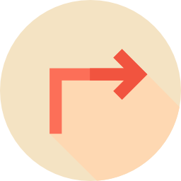 Turn right icon