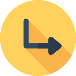 Turn right icon