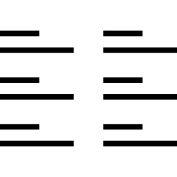 links uitlijnen icoon