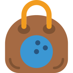 bolsa de pelota icono