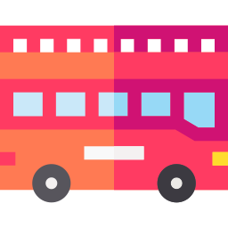 Double decker bus icon