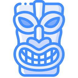 máscara tiki icono