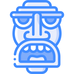 máscara tiki icono