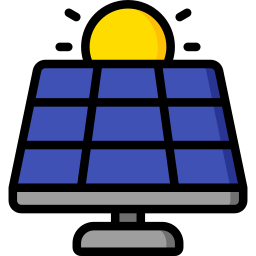 panneau solaire Icône