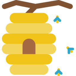 Bee hive icon