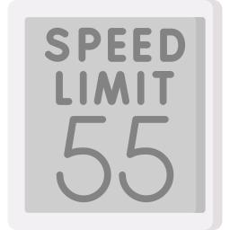 Speed limit icon