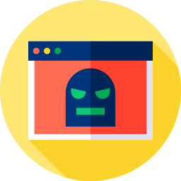 Cyber attack icon