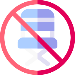 No chair icon