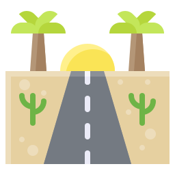 Road trip icon