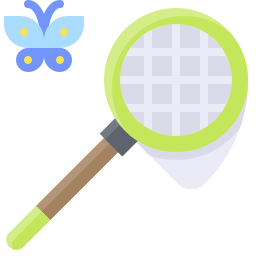 Butterfly net icon