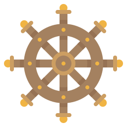 ruota della nave icona