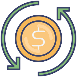 Money transfer icon