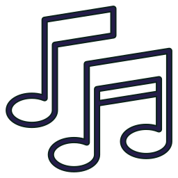 Musical notes icon