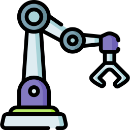 Industrial robot icon