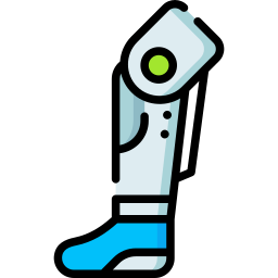 Bionic leg icon