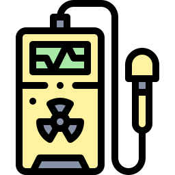 detector de radiação Ícone