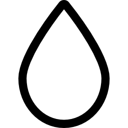 Drop outline icon