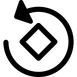 roterend instagram-hulpmiddelsymbool icoon