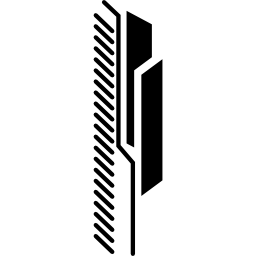 circuito verticale stampato elettronico icona