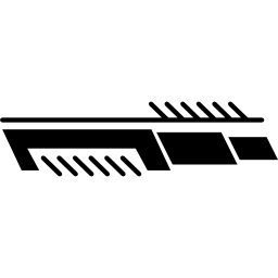 Electronic circuit horizontal detail icon