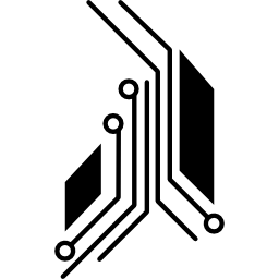 Electronic printed circuit detail icon