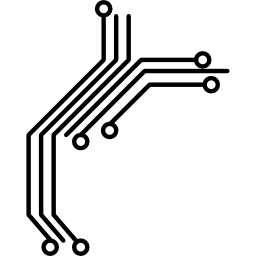 Circuit print for electronic products icon