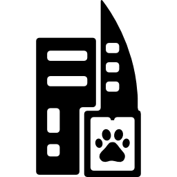 Гостиница для домашних животных иконка