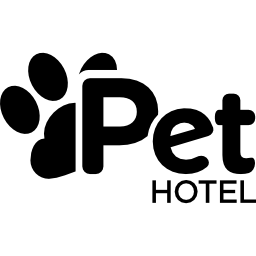 sygnał hotelu dla zwierząt ikona