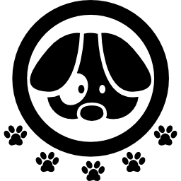 señal de hotel para mascotas icono