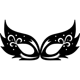 diseño de máscara de carnaval icono