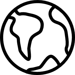 Planet earth icon