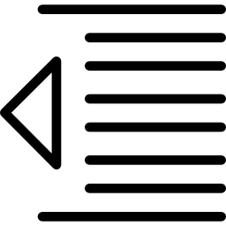 linker inspringing icoon