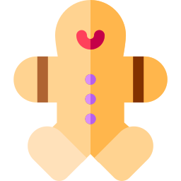 Gingerbread man icon