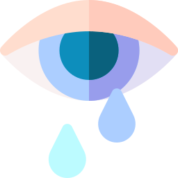 waterige ogen icoon