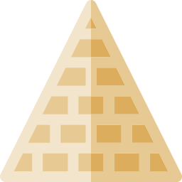 egyptische piramide icoon