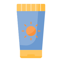 crema solar icono