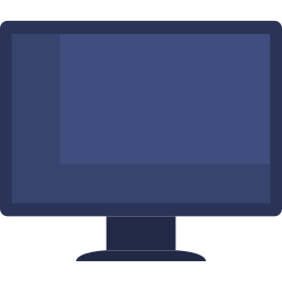 ekran komputera ikona