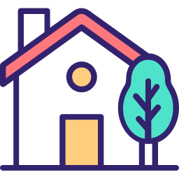 Green house icon