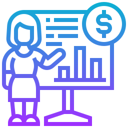 Financial report icon