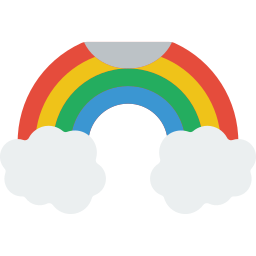 arco iris icono